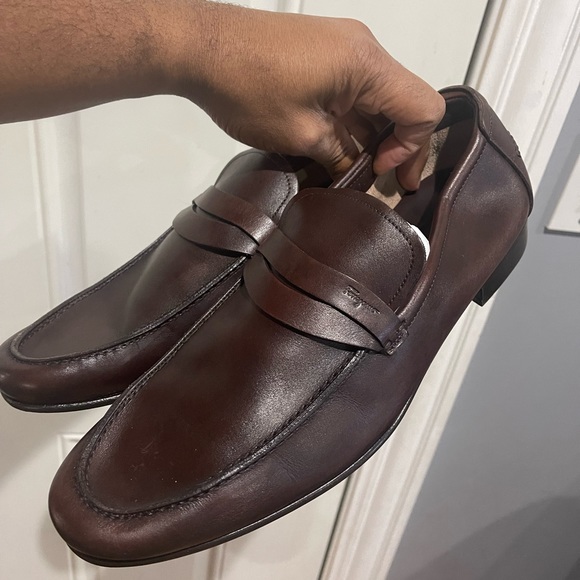 Salvatore Ferragamo Dark Brown Loafers Sz 12 D - Picture 13 of 16